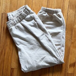 Athleta Cream Track Pants